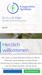 Mobile Screenshot of langenstein-apotheke.ch
