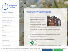 Tablet Screenshot of langenstein-apotheke.ch